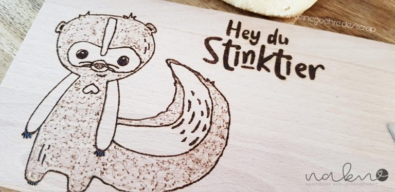 Plotterdatei "Hey du Stinktier" + Papiere kleine göhr.e design